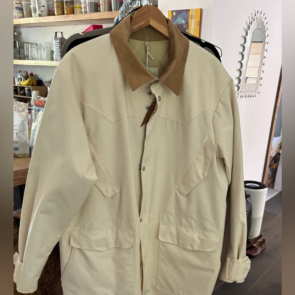 J Peterman Vintage Canvas Riding Coat - M